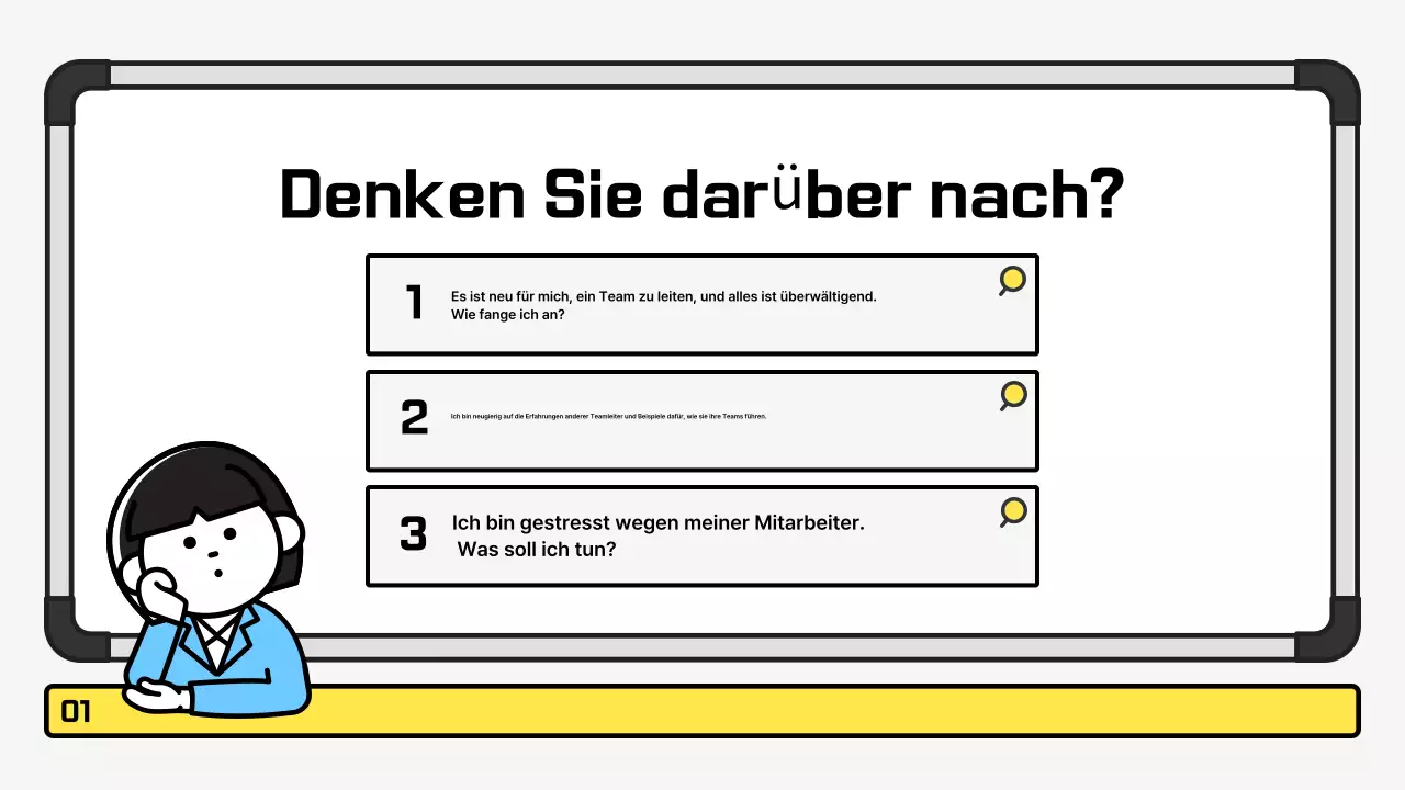 Schwarz Einfacher Trainingsleitfaden