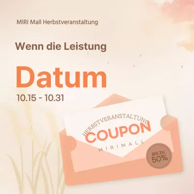 Orange Simple Sale Veranstaltung