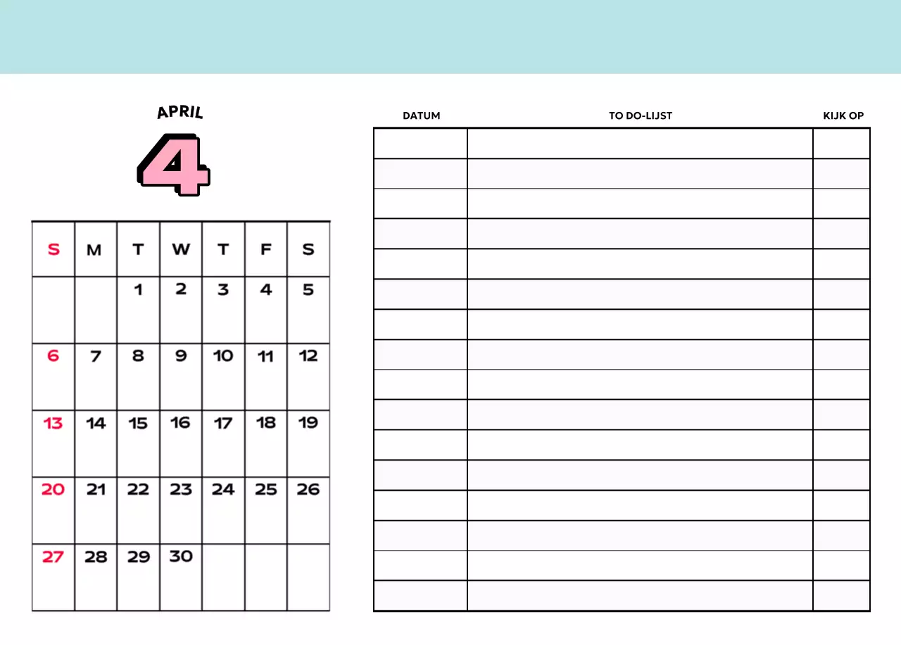 Kleurrijke kalenders met verschillende retro-illustraties