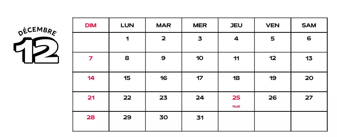Calendriers colorés avec une variété d'illustrations rétro