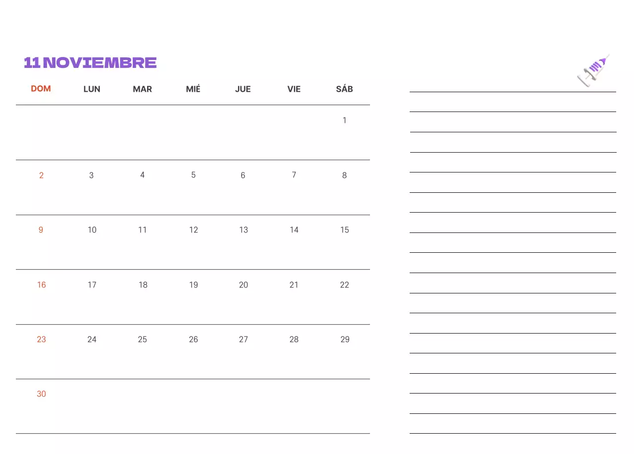 Un hospital festivo con ilustraciones de temática sanitaria y familiar y acentos de color
