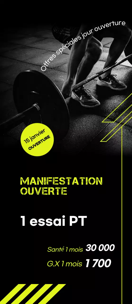 Black Modern Fitness Events