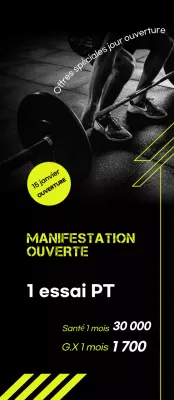 Black Modern Fitness Events