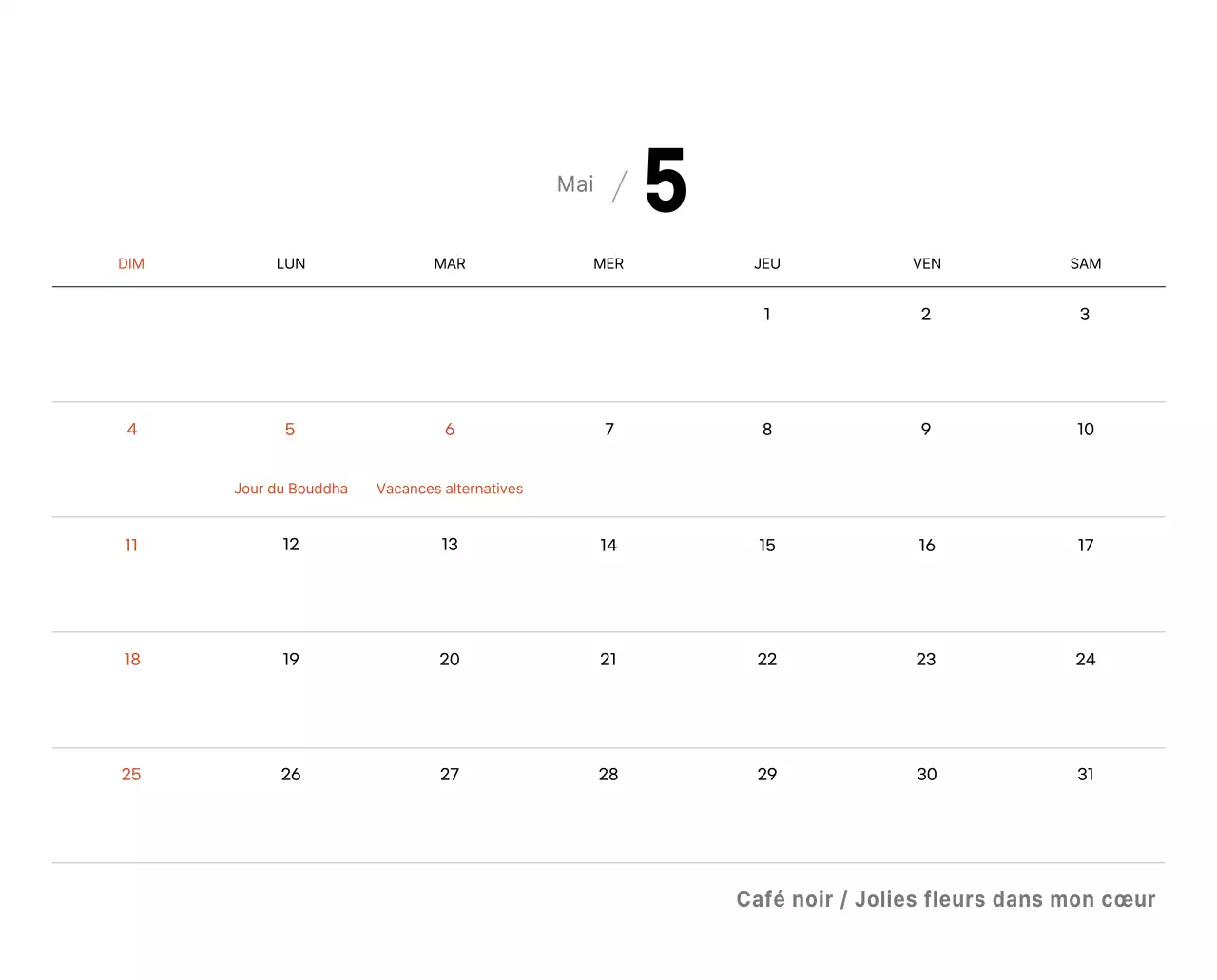 Un café sentimental blanc et brun