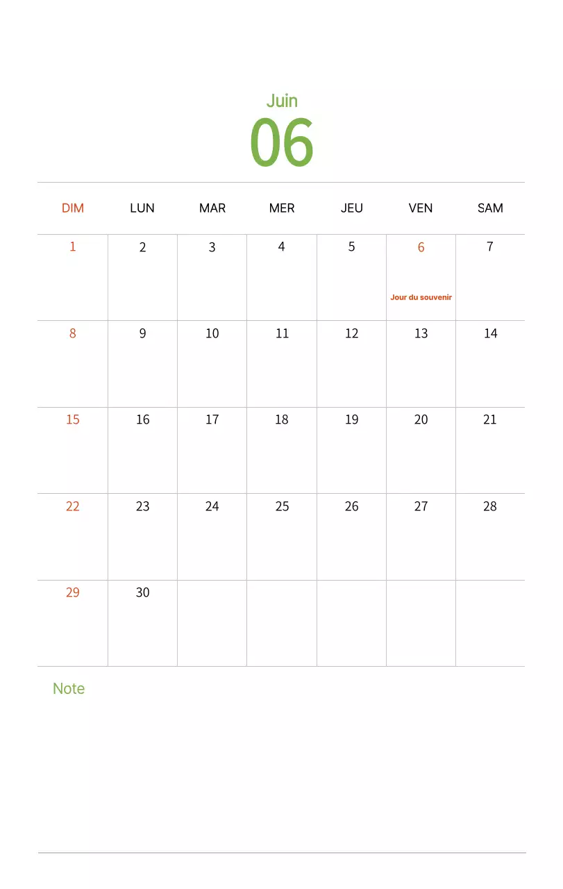 Calendrier du Nouvel An avec illustrations chaleureuses