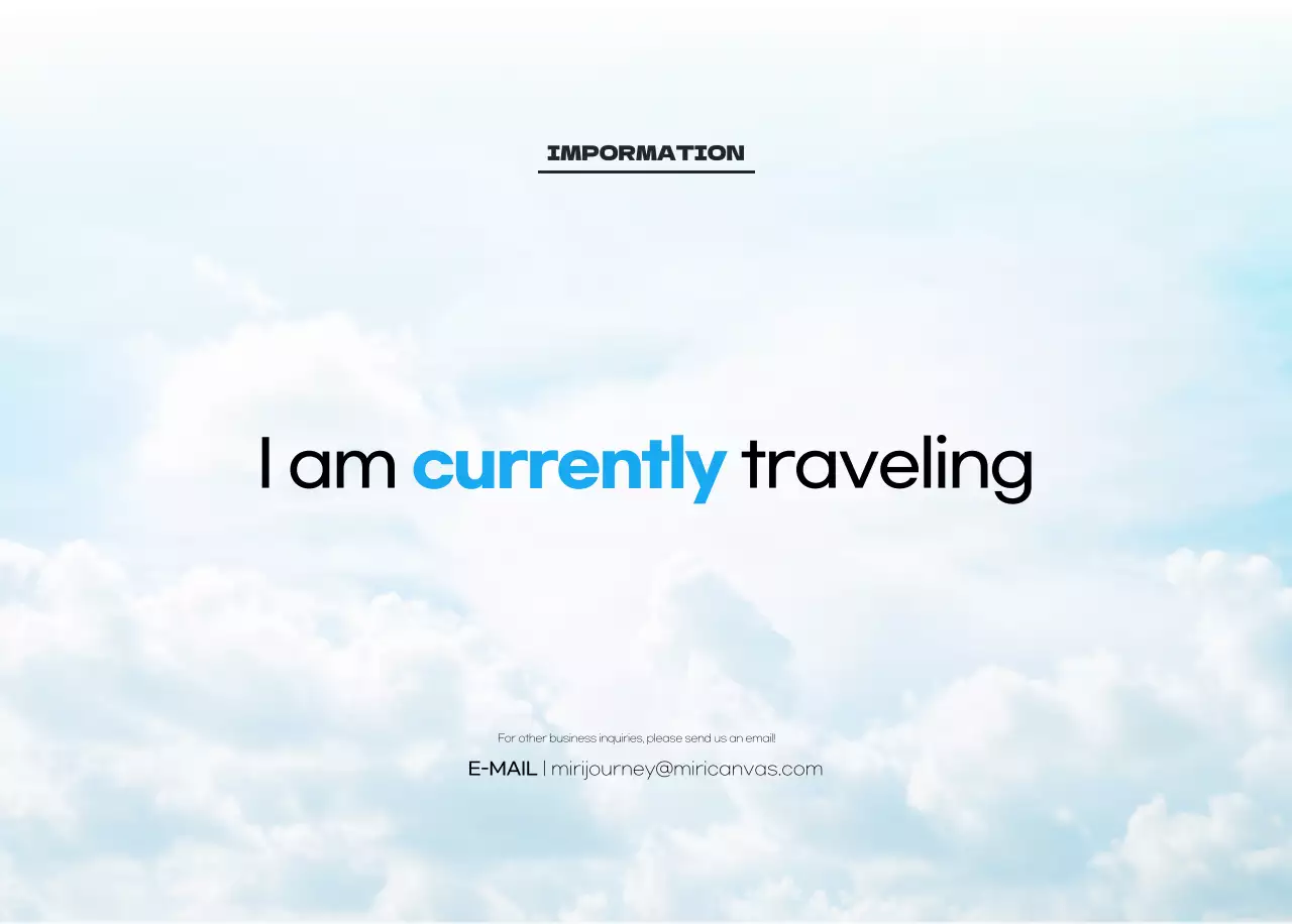 Sky photo clean calendar