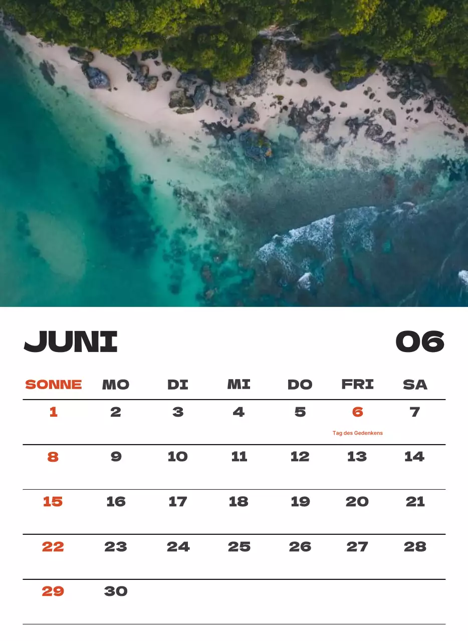 Himmel Foto sauber Kalender