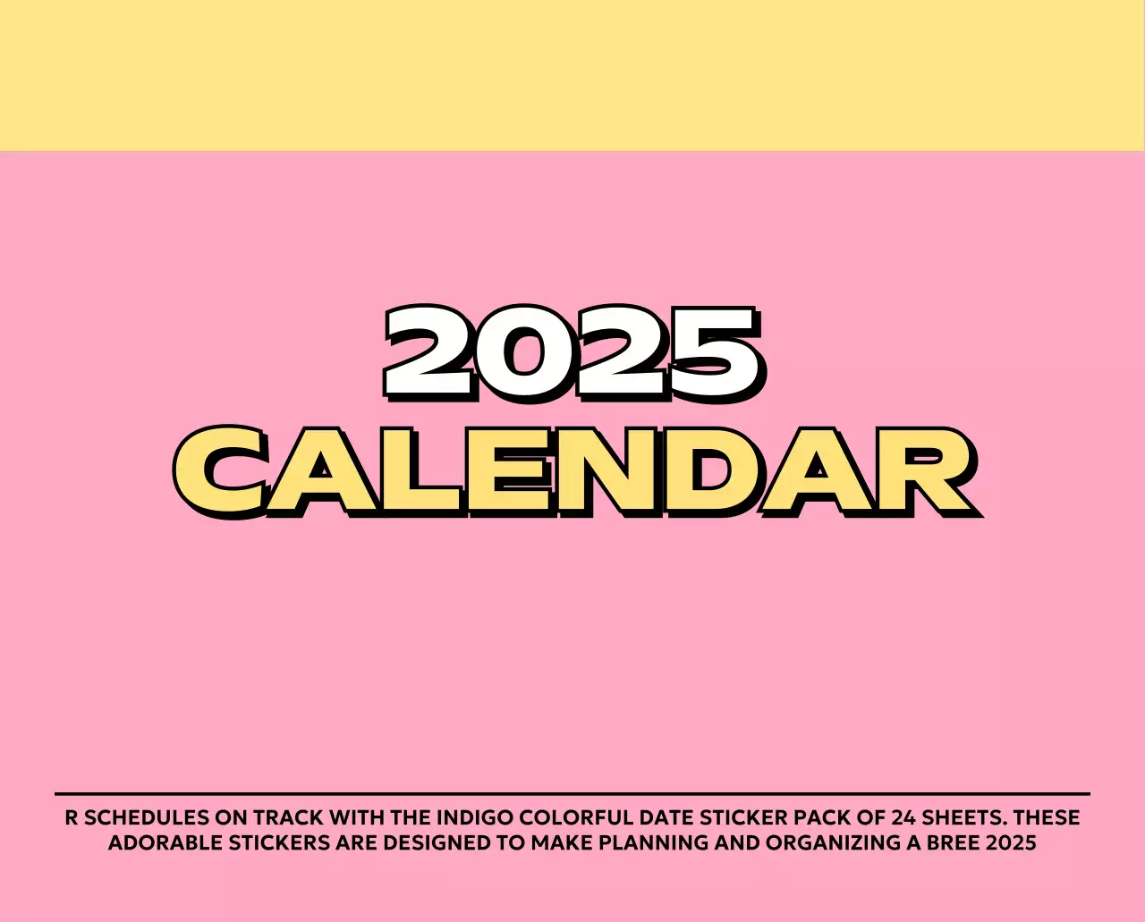 様々なレトロなイラストが描かれたカラフルなカレンダーカレンダー