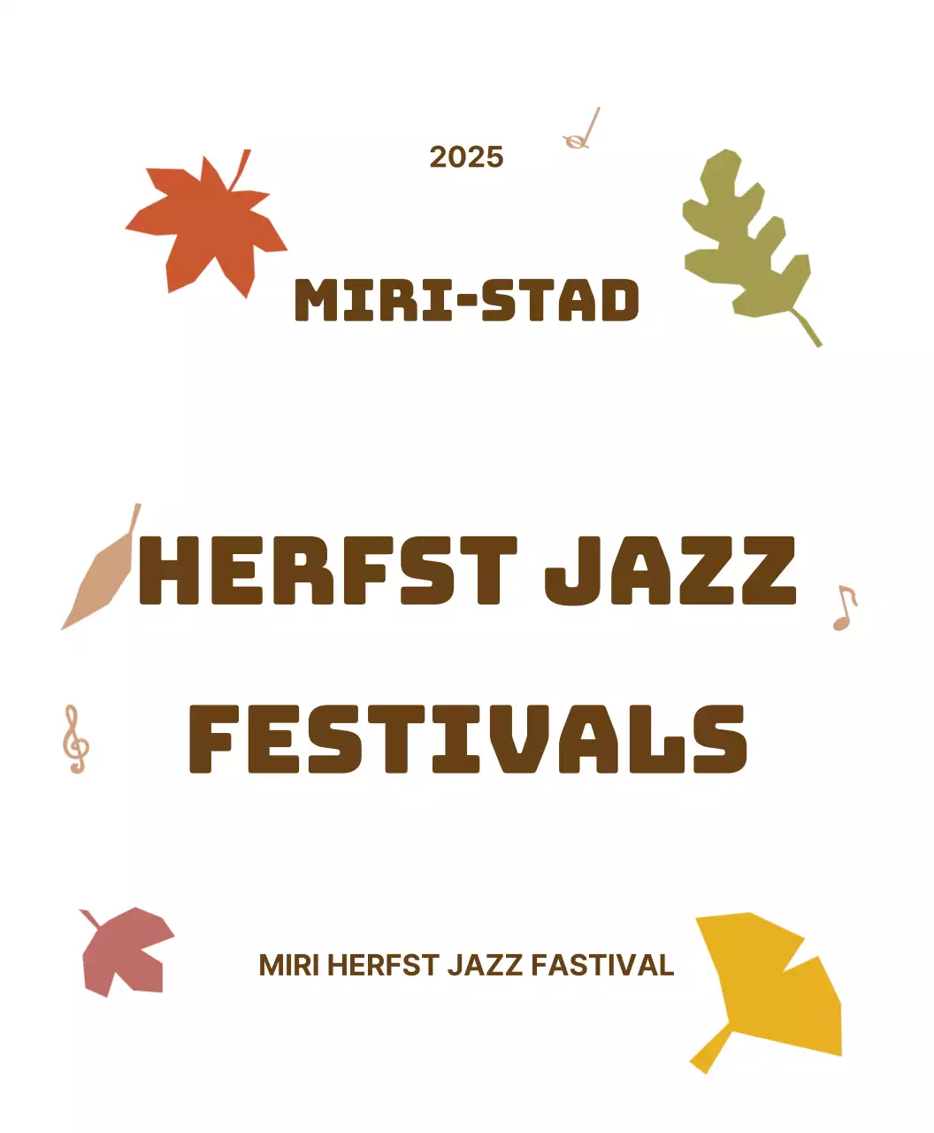 Bruin Vintage Jazz Muziek Festival