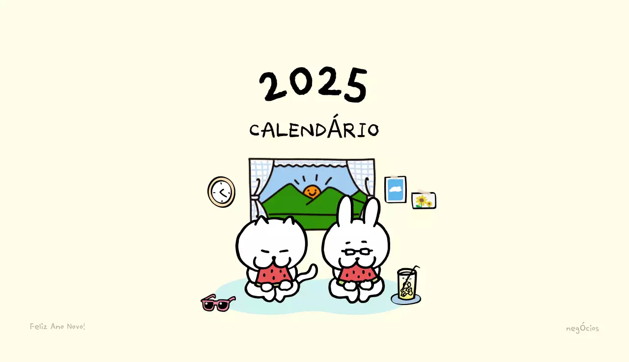 Calendário diário em marfim