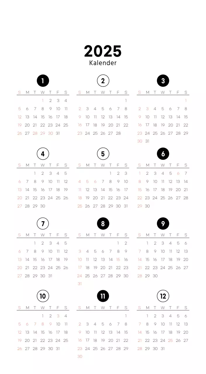 Eenvoudige bureaukalender met koffiefoto's voor cafés in witte tinten