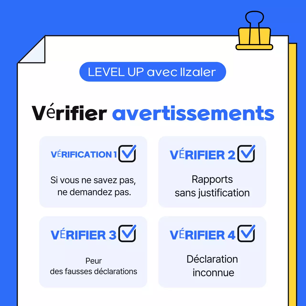 Un simple guide bleu et jaune de la vie professionnelle