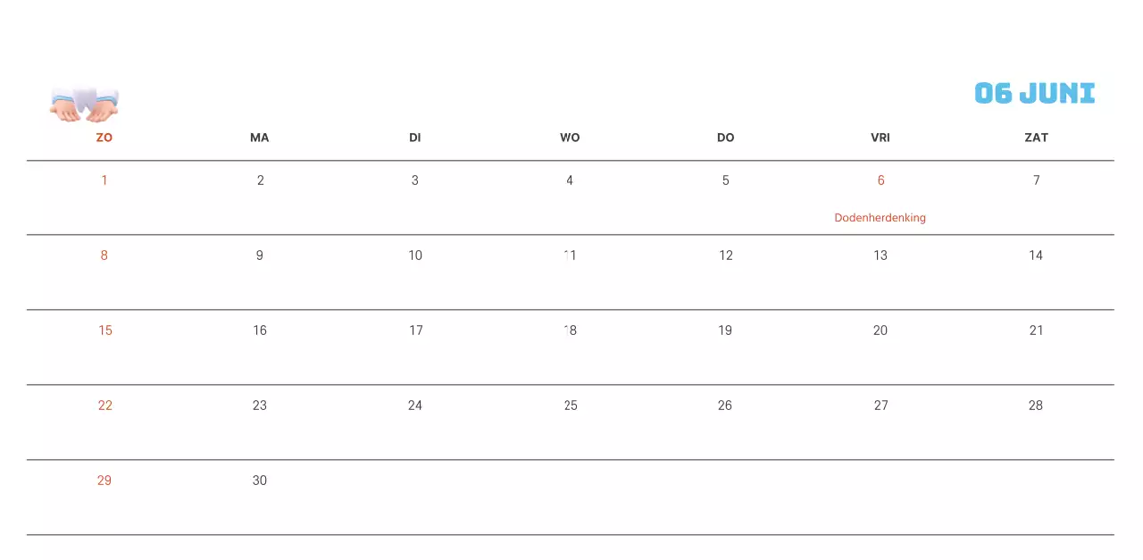 Een feestelijk ziekenhuis met illustraties met gezondheids- en gezinsthema's en kleurrijke accenten