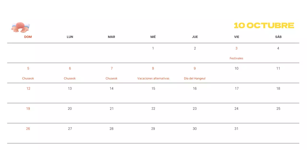 Un hospital festivo con ilustraciones de temática sanitaria y familiar y acentos de color