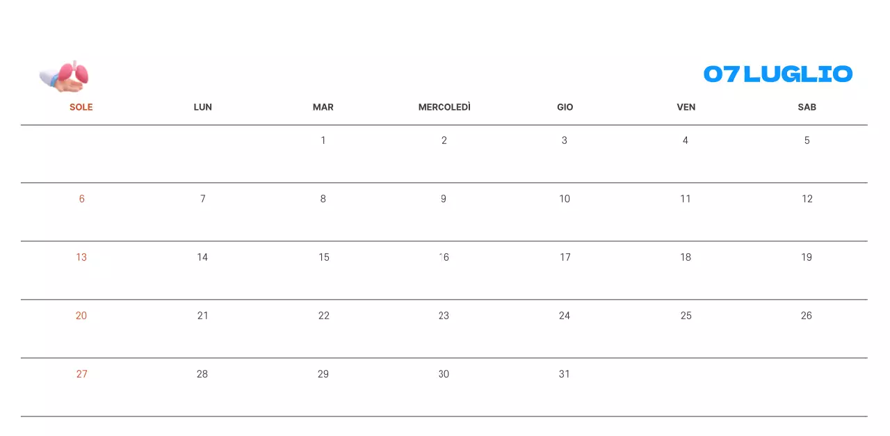Un ospedale festivo con illustrazioni a tema salute e famiglia e accenti colorati