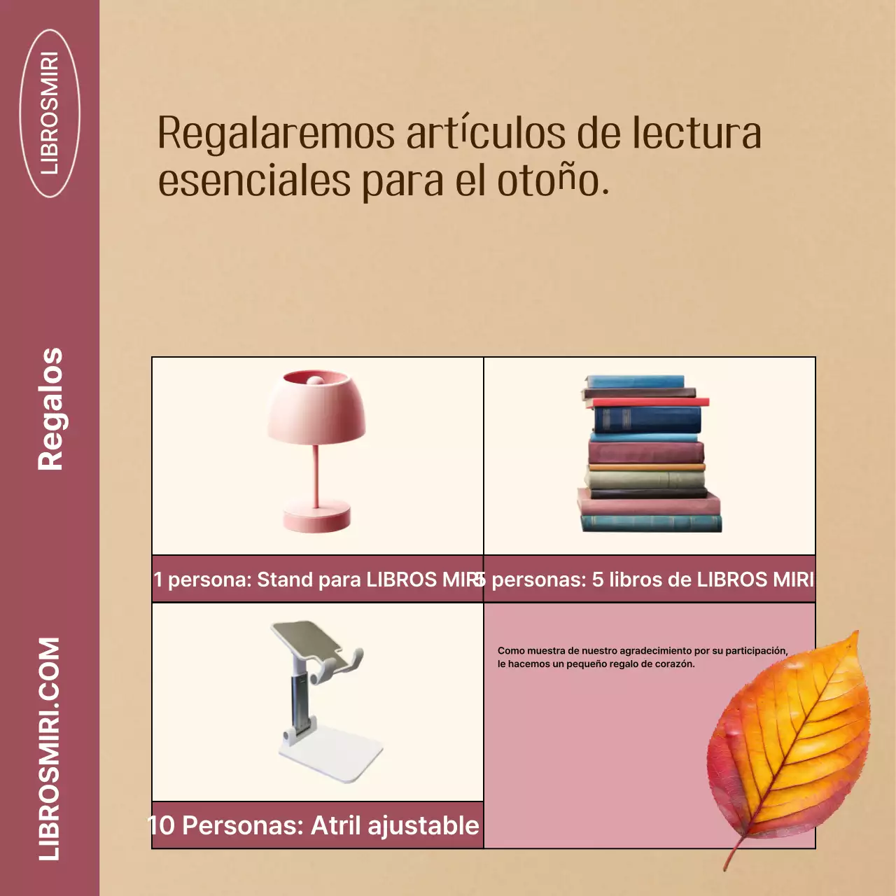 Evento otoñal Brown Vintage