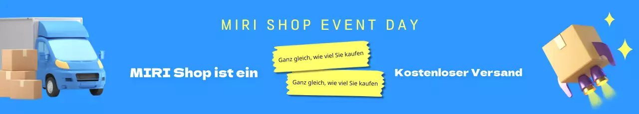Bewerben Sie ein einfaches Angebot für kostenlosen Versand in Hellblau und Gelb