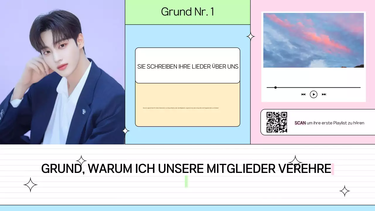 Bunte, trendige Mitgliederwerbung