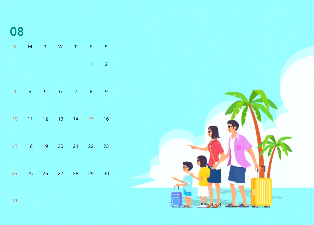 Illustration d'une famille multicolore