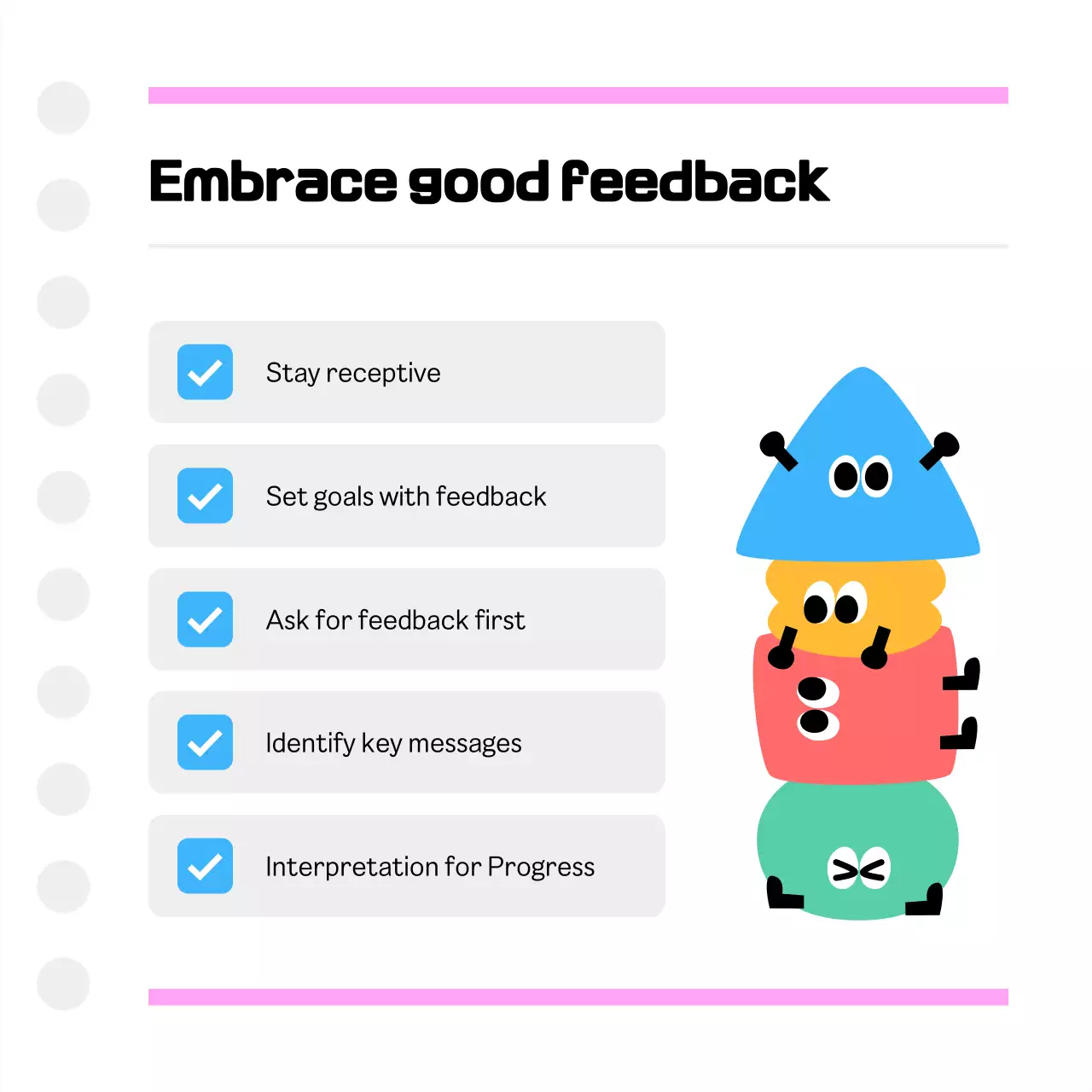 Anúncio de feedback moderno branco Instagram Carousel
