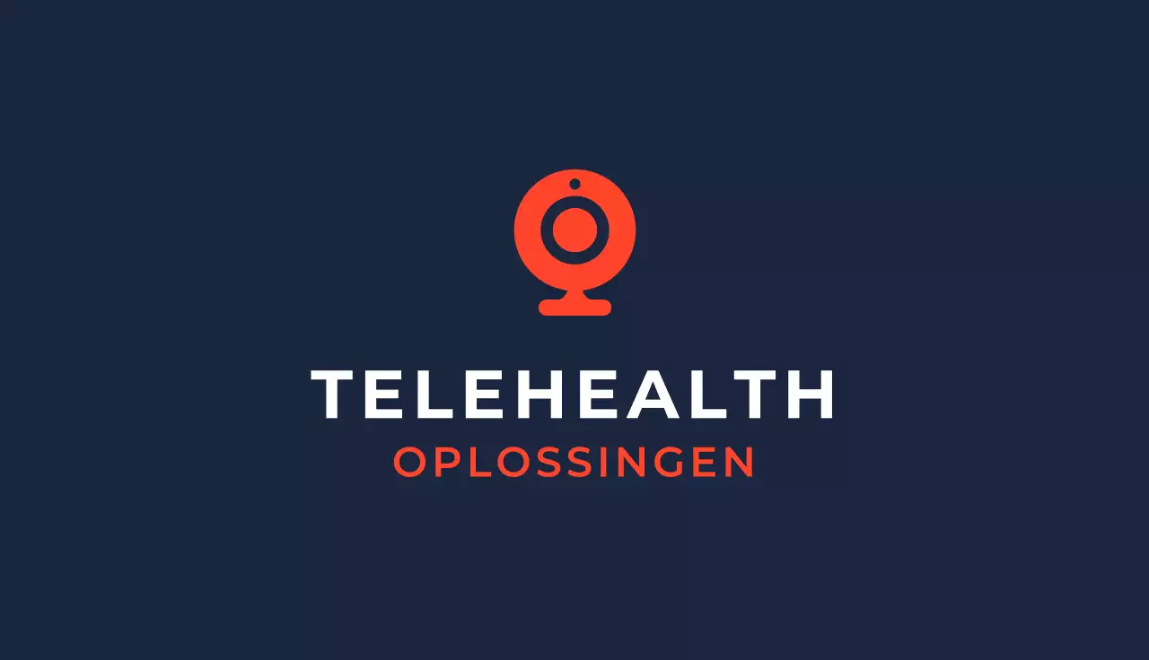 oranje professioneel telehealth visitekaartje