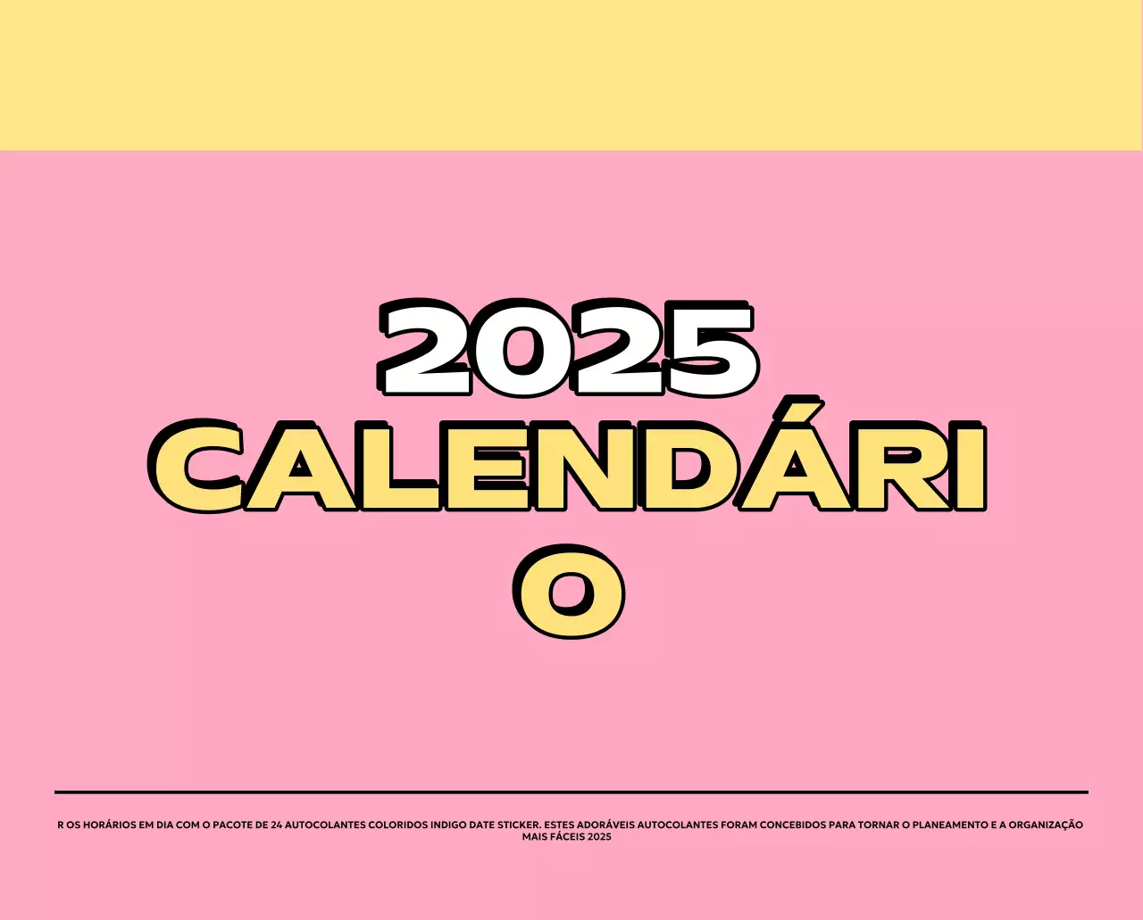 Calendários coloridos com uma variedade de ilustrações retro