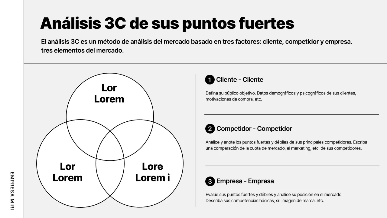 Plan de empresa moderno y gris