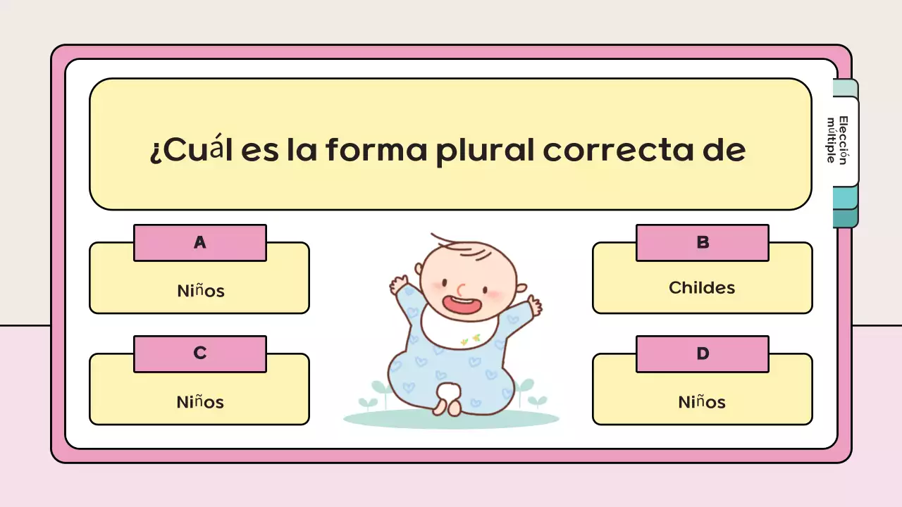 pink playful quiz material de estudio