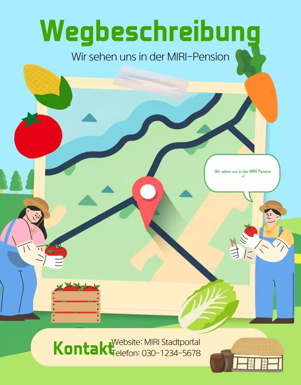 Ländliche Erfahrungen in Hellblau fördern