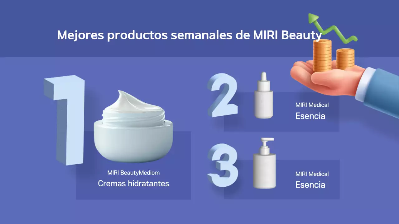 Una moderna propuesta de tabla de clasificación en azul y blanco