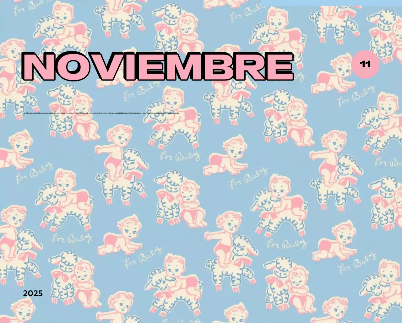 Coloridos calendarios con diversas ilustraciones retro