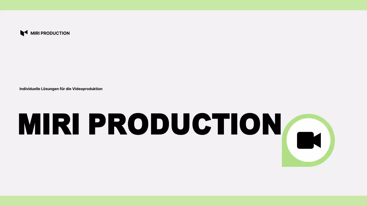 Jährliche Anzeige für modernes Filmemachen