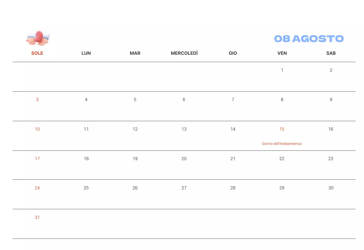 Un ospedale festivo con illustrazioni a tema salute e famiglia e accenti colorati