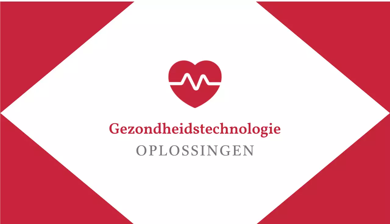 rode professionele ziekenhuiskaart