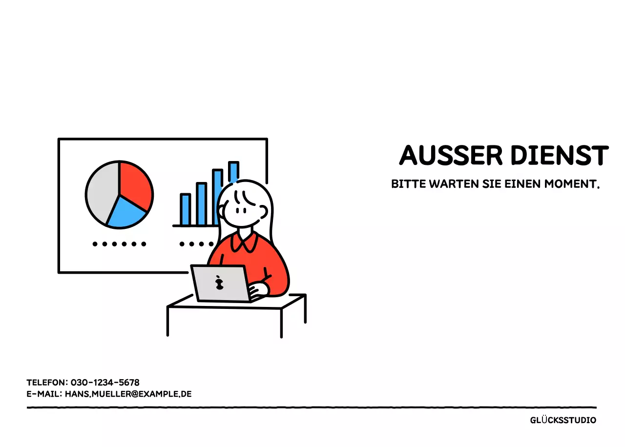 Illustrierter Kalender mit schönem Linienstil