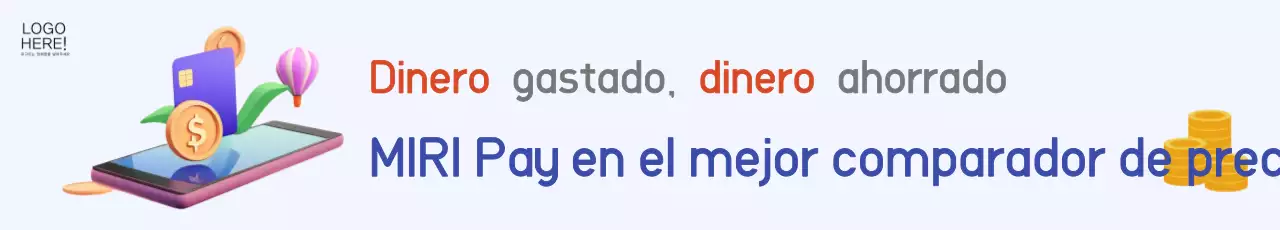Anuncio de comercio electrónico moderno en azul claro