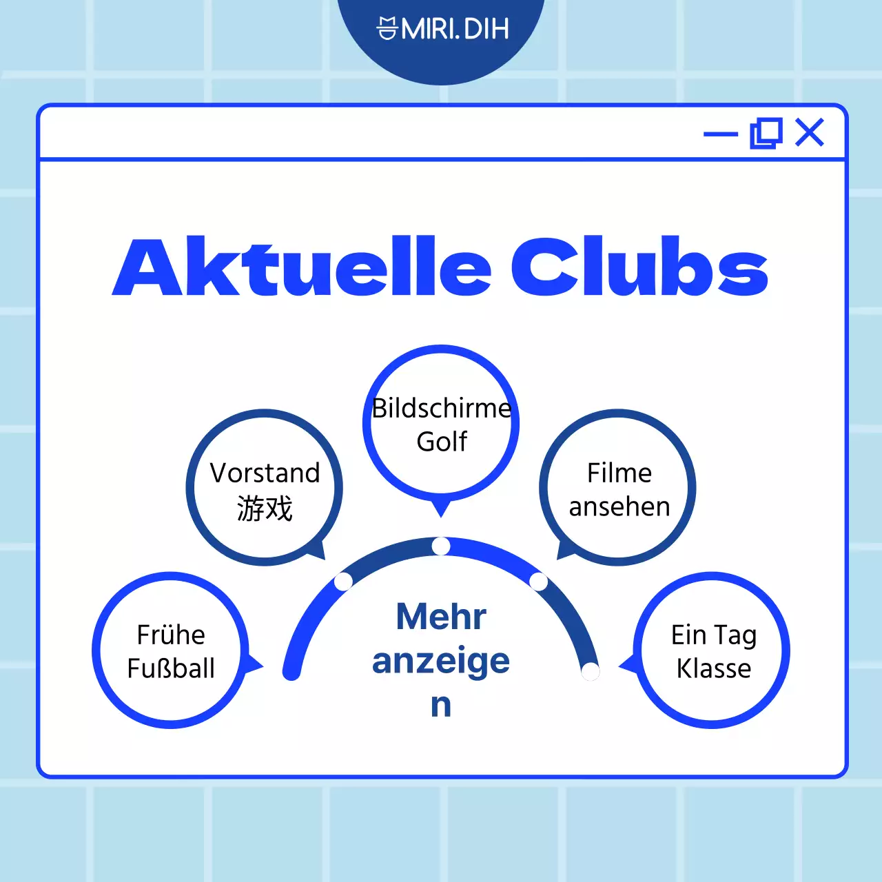 Blue Tidy Club Beschreibung