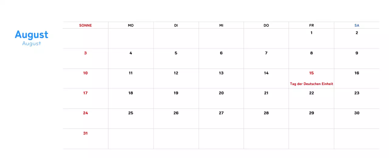 Neujahrskalender mit warmen Illustrationen