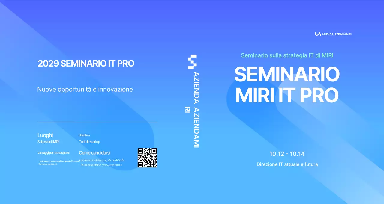Guida ai seminari Blue Modern IT