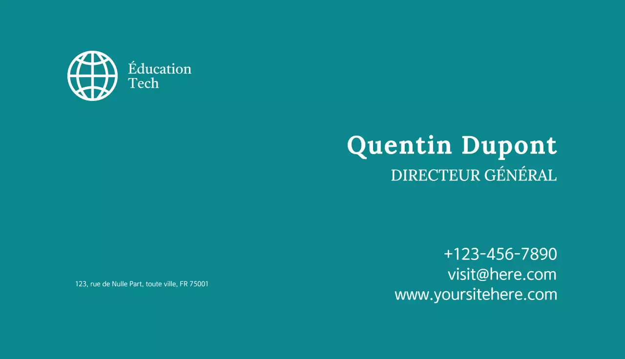 carte de visite professionnelle sarcelle