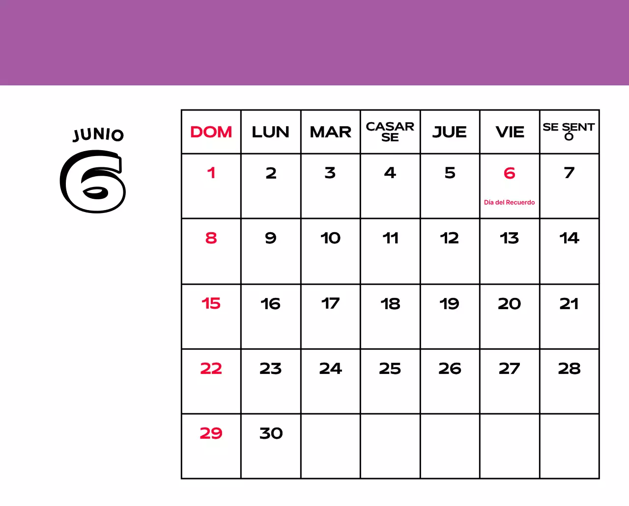 Coloridos calendarios con diversas ilustraciones retro