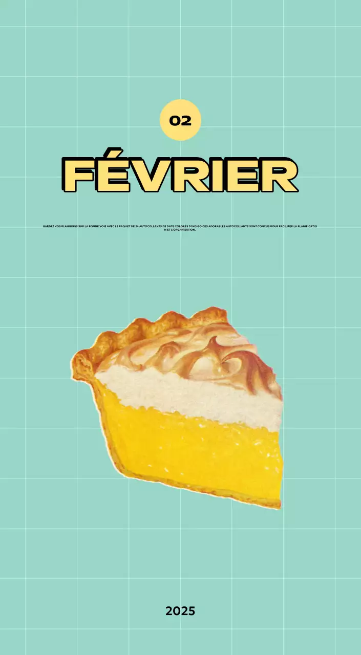 Calendriers colorés avec une variété d'illustrations rétro