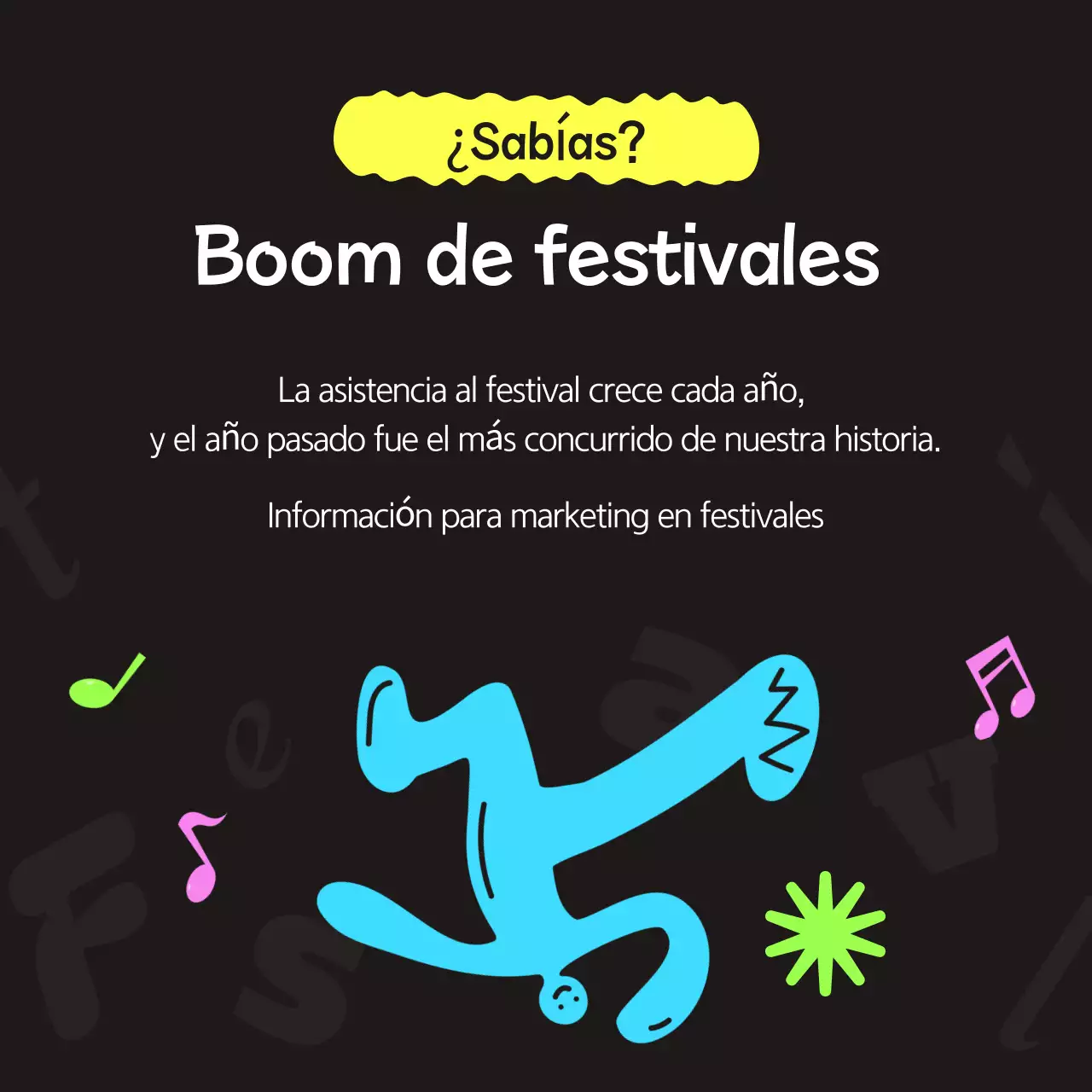 Guía de festivales de color negro