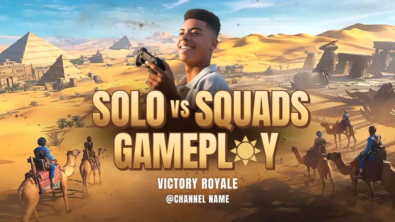 Yellow Retro Gaming Promotion YouTube Thumbnail