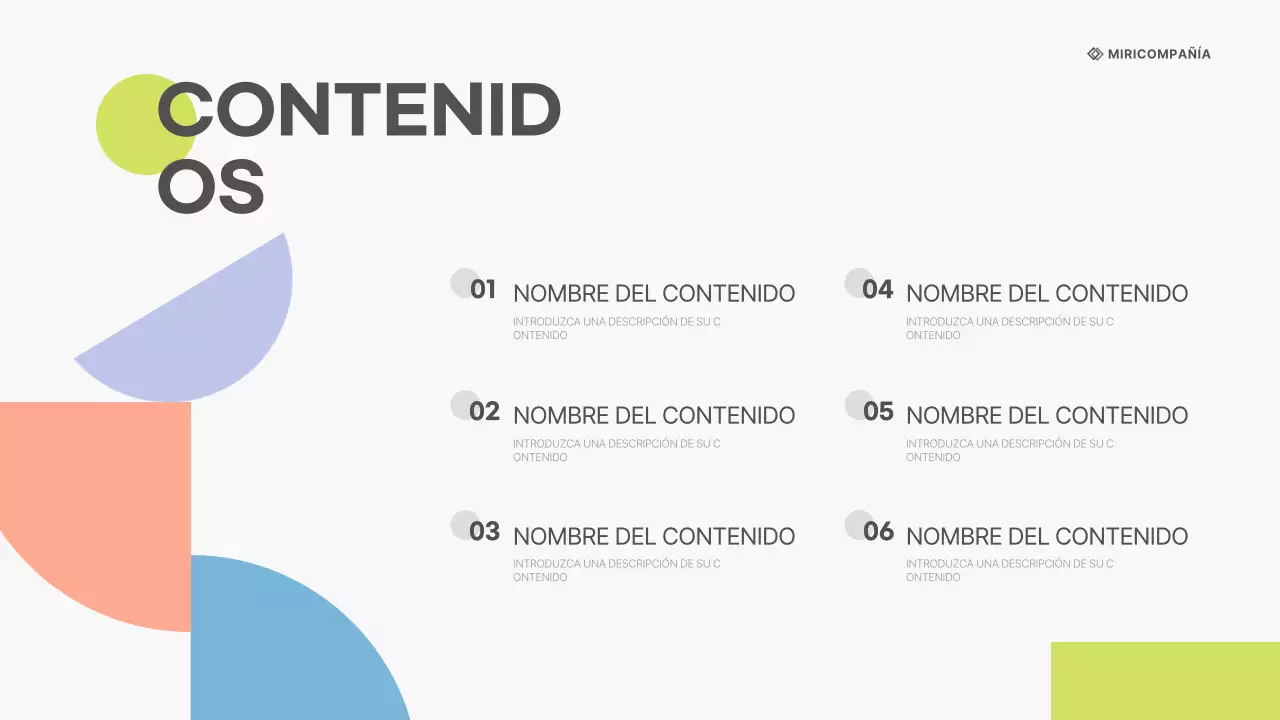 Un plan de empresa blanco y limpio