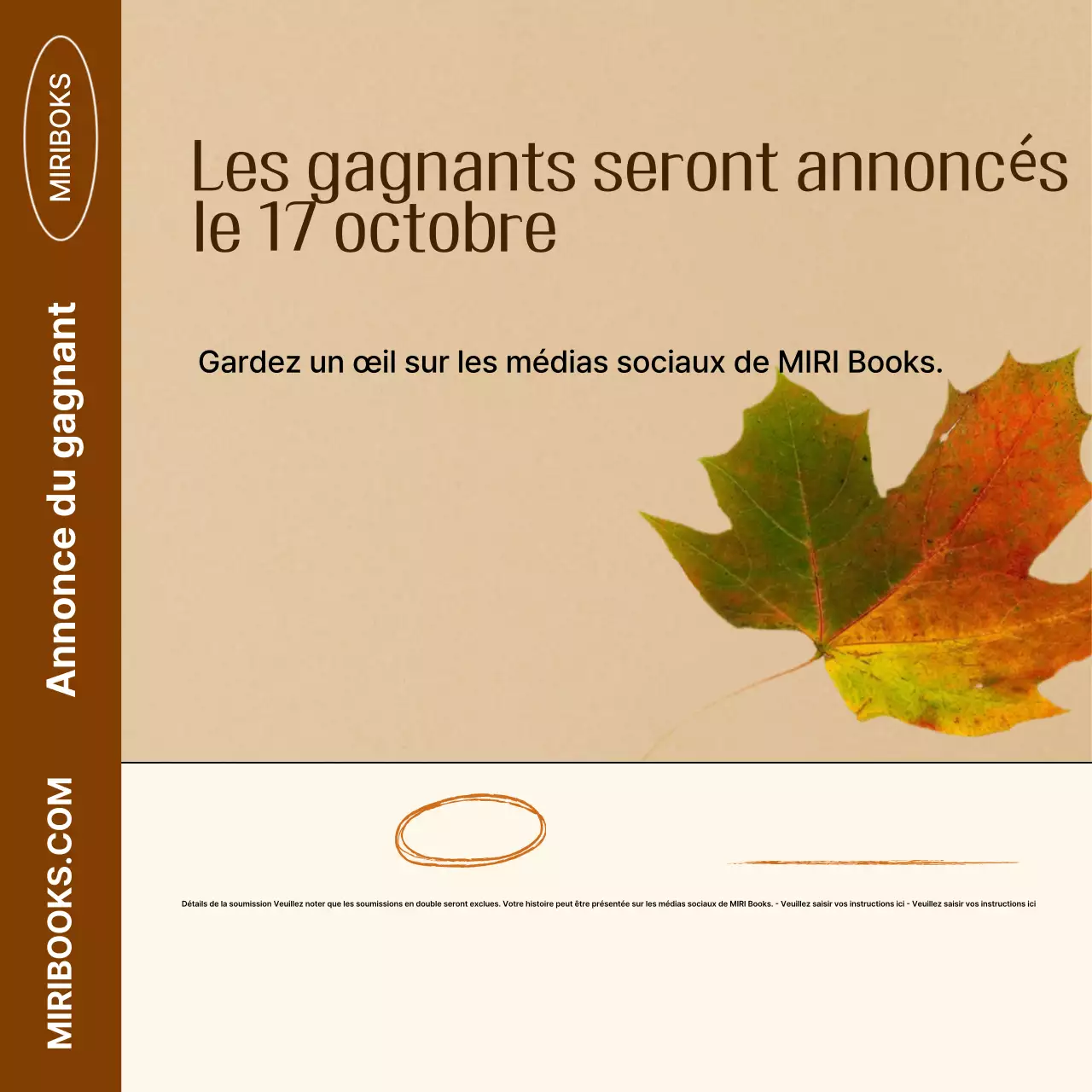 Événement d'automne brun et vintage