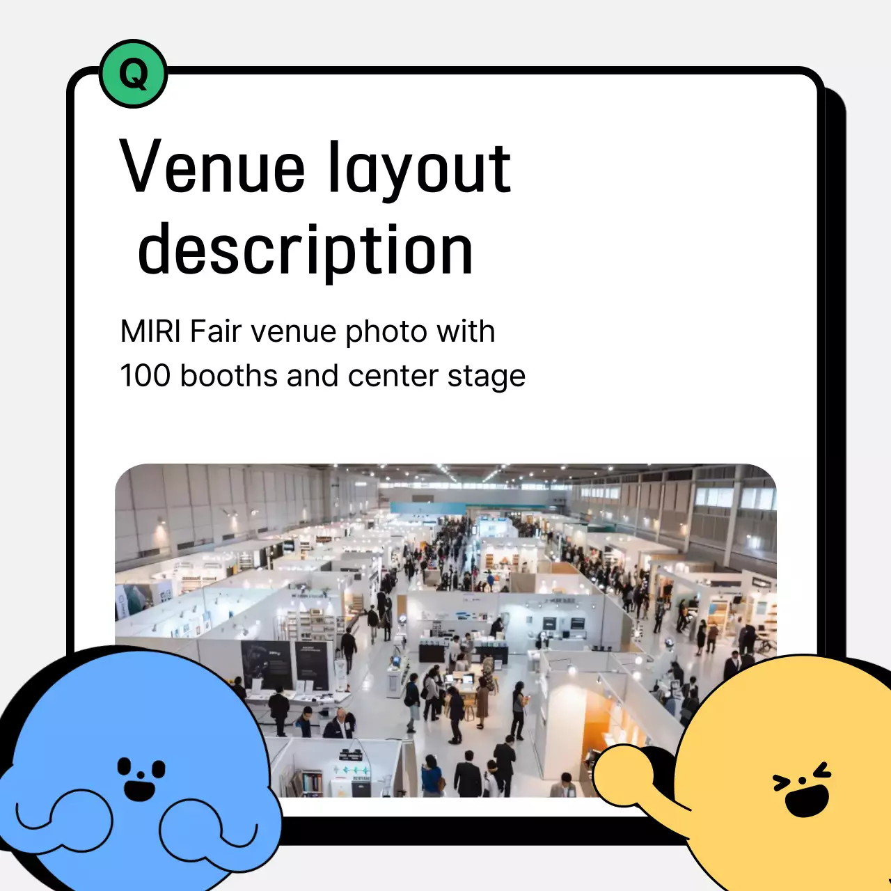 Anúncio de perguntas frequentes simples amarelo Instagram Carousel