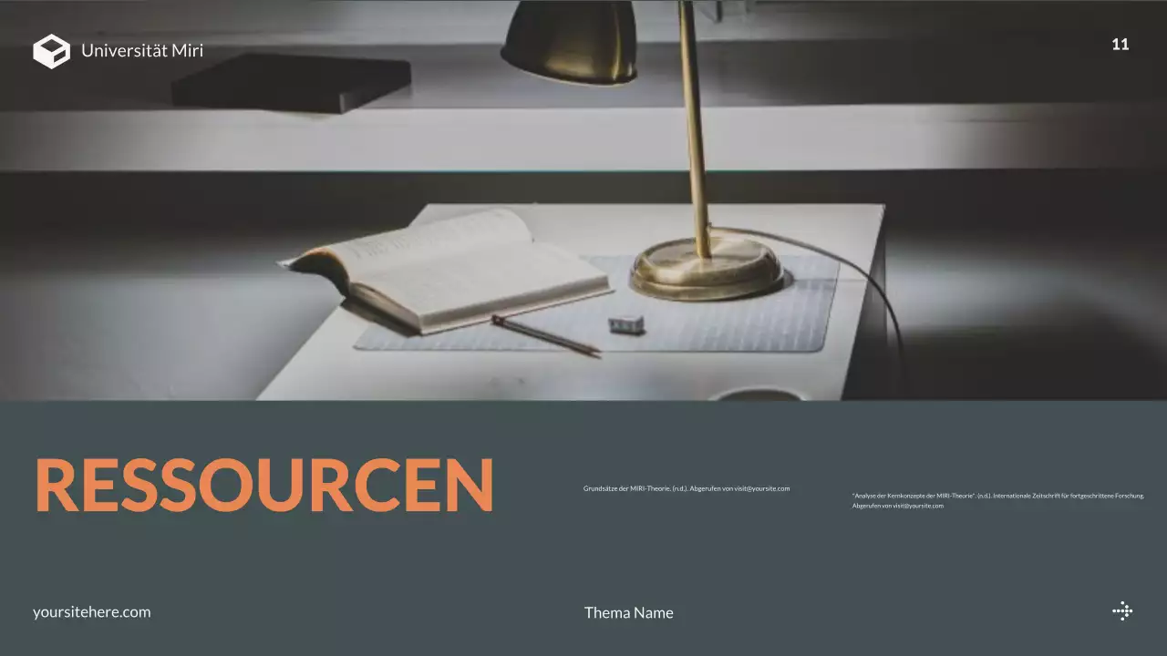 orange modern Projektübersicht Präsentation