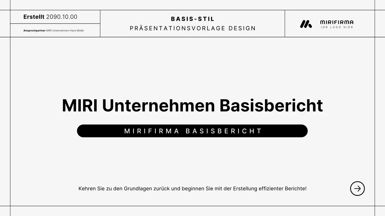 Black Simple Report Beschreibung