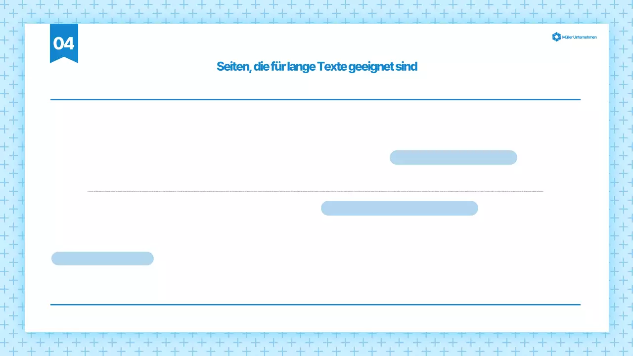 Blaue moderne Präsentationsanzeigen